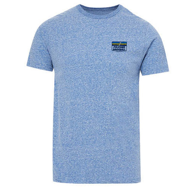 MYRTLE BEACH PELICANS MV SPORT ROYAL BRAD SNOW HEATHER TEE