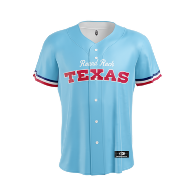 Round Rock Express Customized Sim-Stitch Fauxback Jersey