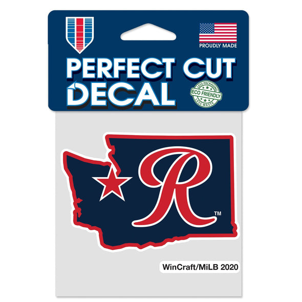 Tacoma Rainiers 4 x 4 R State Decal