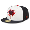 Myrtle Beach Pelicans New Era 59Fifty Palmetto State Red White & Blue Cap