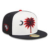 Myrtle Beach Pelicans New Era 59Fifty Palmetto State Red White & Blue Cap