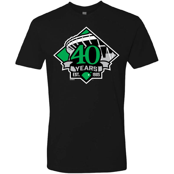Richmond Flying Squirrels Diamond 40th Anniversary Tee