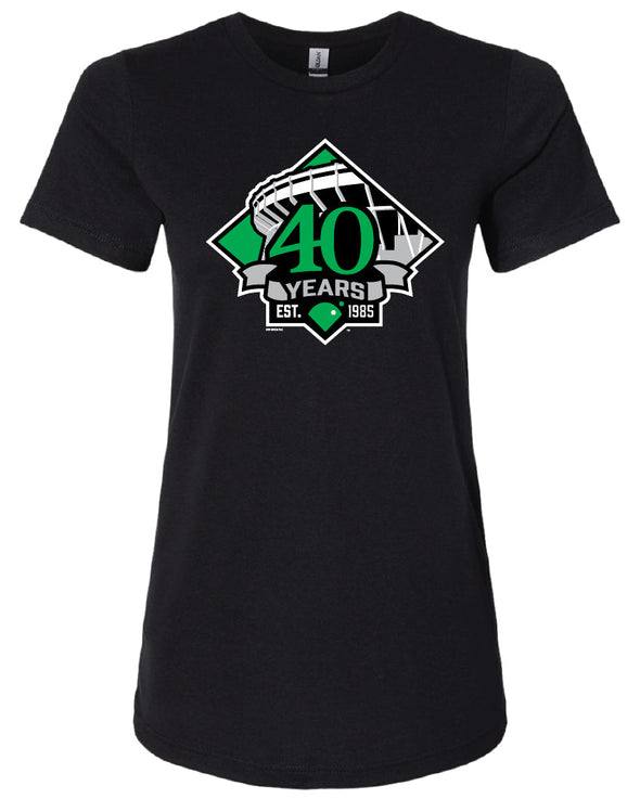 Richmond Flying Squirrels Women's 40th Anniversary Tee