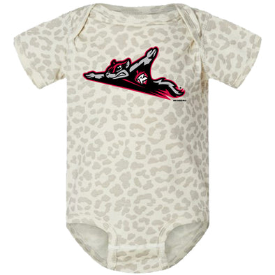 Richmond Flying Squirrels Infant Leopard Onesie