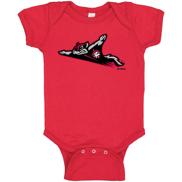 Richmond Flying Squirrels Logo Onesie