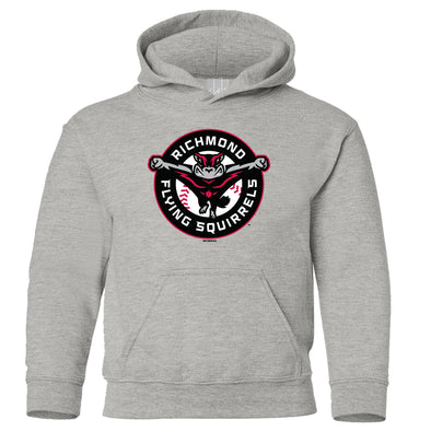 Richmond Flying Squirrels Youth Primary Logo Hoodie
