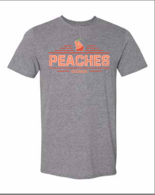 Gwinnett Stripers Georgia Peaches Rack Tee