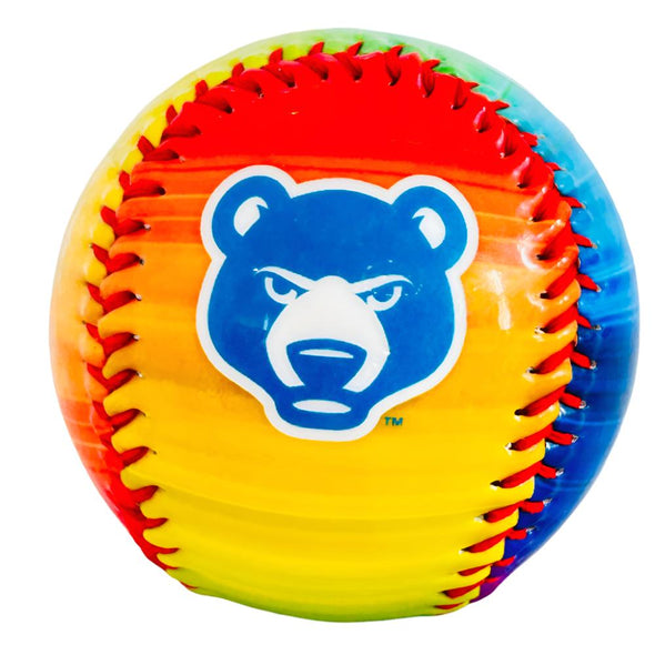 South Bend Cubs Logo Ball Rainbow
