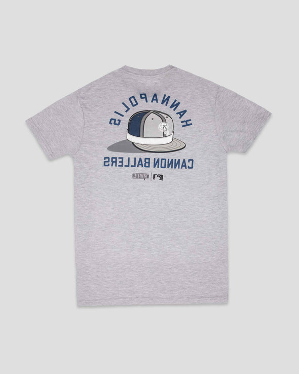 Adult Grey Baseballism Rally Tee