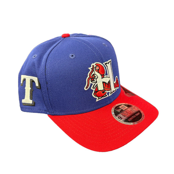 Hickory Crawdads New Era Texas Rangers Blue and Red 9Seventy Adjustable Hat (Copy)