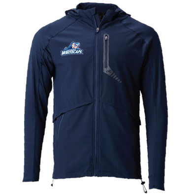 West Michigan Whitecaps Rawlings Gold Collection Long Sleeve Cage Jacket