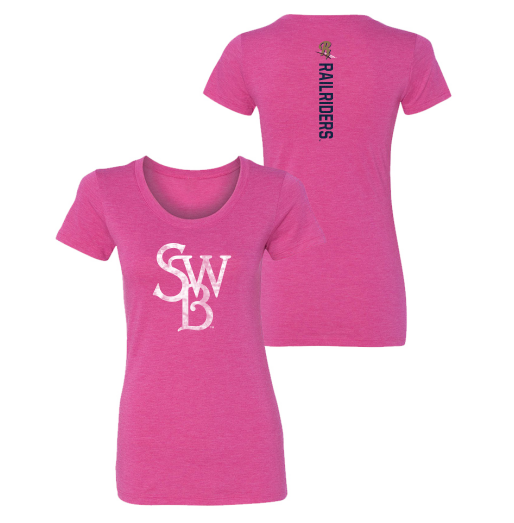 Scranton Wilke's-Barre RailRiders Ladies 108 Stitches Razorback Tee