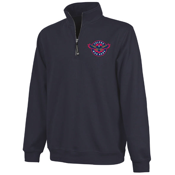 Toledo Mud Hens Real Bird Crosswind 1/4 Zip Sweatshirt