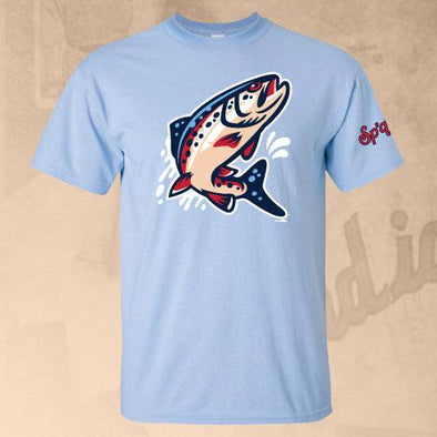 Spokane Indians Redband Light Blue Tee