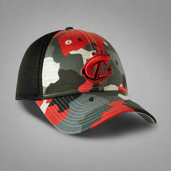 Columbus Clippers New Era Camo Neo 3930 Stretch Fit