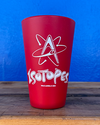 Albuquerque Isotopes Drinkware-Red Silicone Pint