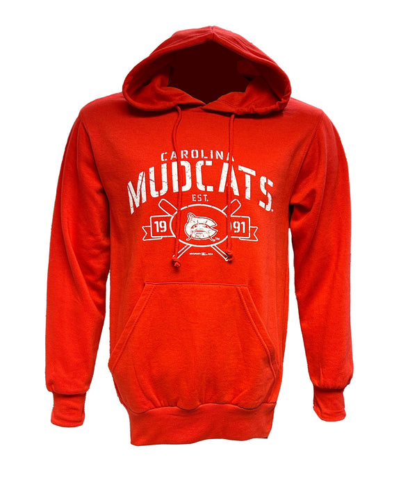 Carolina Mudcats Comfort Red Hoodie