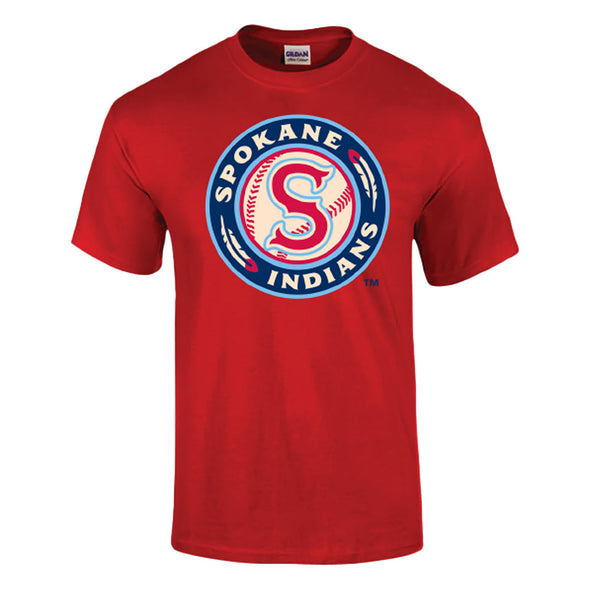 Spokane Indians Red Logo Tee