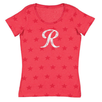 Tacoma Rainiers Soft As A Grape Women's Red Five Star Tee