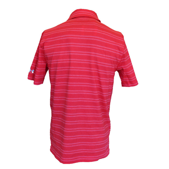 Red Charged Cotton Stripe Polo Primary