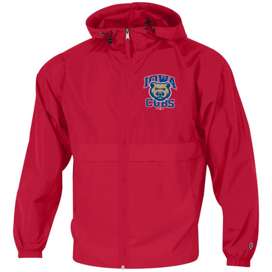 Men's Iowa Cubs Pack N Go Windbreaker Jacket, Red