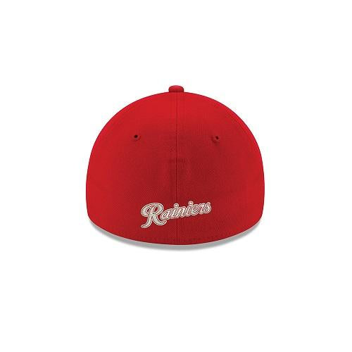 Tacoma Rainiers New Era 39Thirty Red R Stretch Fit Cap