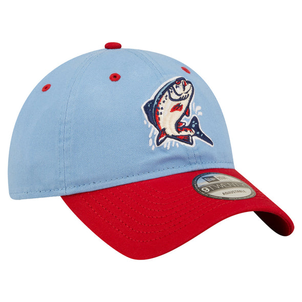 Spokane Indians Redband Trout Light Blue Adj Cap