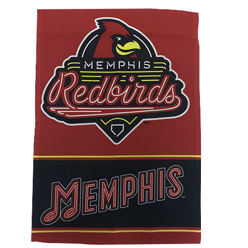 Memphis Redbirds 2-Sided Garden Flag