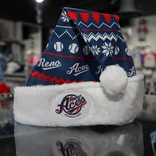 Script Reno Hat Reno Aces 2025 Santa Hat – Minor League Baseball Official Store