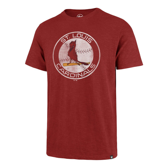 St. Louis Cardinals Cooperstown Rescue Red Vintage T-Shirt