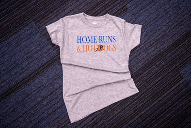 Durham Bulls Women's Home Runs and Hot Dogs Tee
