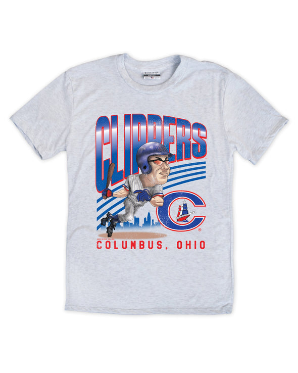 Columbus Clippers Where I'm From Baseball Guy Tee