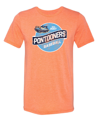 Great Lakes Pontooners Retro Orange Tee