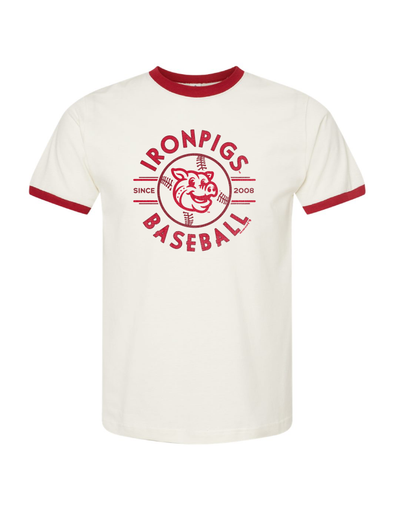 Lehigh Valley IronPigs Fauxback Ringer Tee