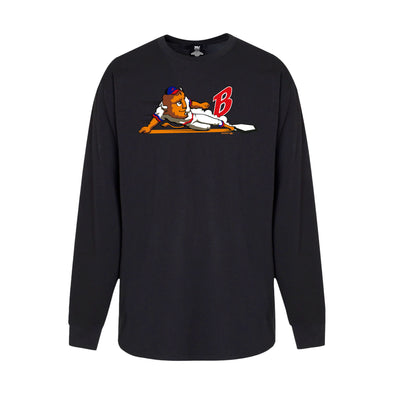 Buffalo Bisons Reverse Retro Black Long Sleeve