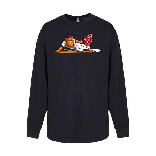 Buffalo Bisons Reverse Retro Black Long Sleeve