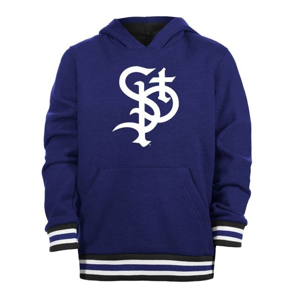 Saints New Era Rib Trim STP Logo Youth Hoodie