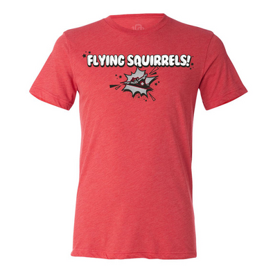 Richmond Flying Squirrels Comic Burst Tee