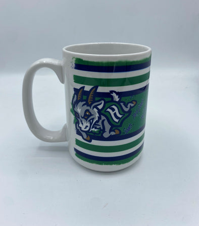 Hartford Yard Goats Rico White 15 oz Ceramic Coffee Mug