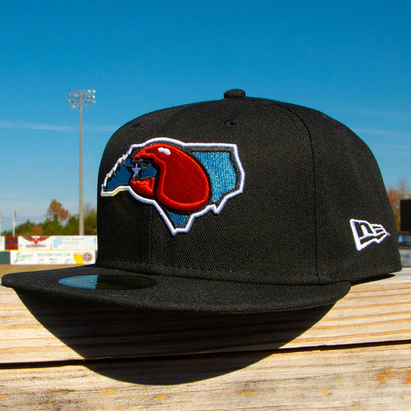 Hickory Crawdads New Era Road 59Fifty Fitted Cap