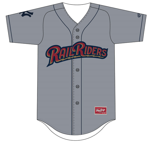 Scranton/Wilkes-Barre RailRiders Rawlings Road Jersey