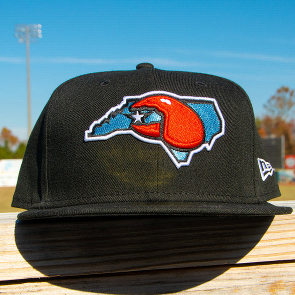 Hickory Crawdads New Era Road 59Fifty Fitted Cap