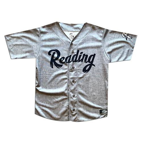 OT Sports Gray Youth Replica On-Field Road Jersey