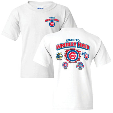 Myrtle Beach Pelicans Bimm Ridder White Chicago Cubs Road to Wrigley Tee