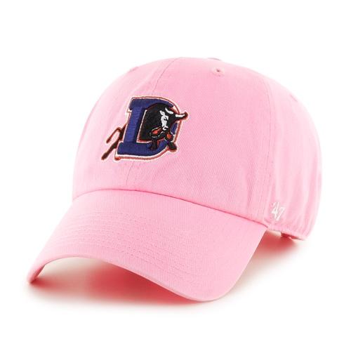 Durham Bulls 47 Brand Youth Rose Clean Up Cap