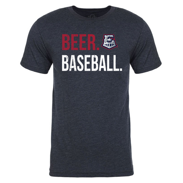 Round Rock Express 108 Stitches Beer/Baseball Tee