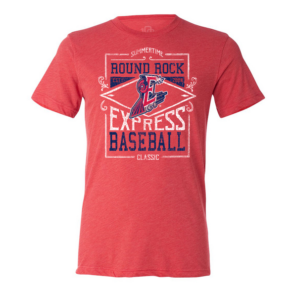 Round Rock Express 108 Stitches Classic Original E-Train Tee