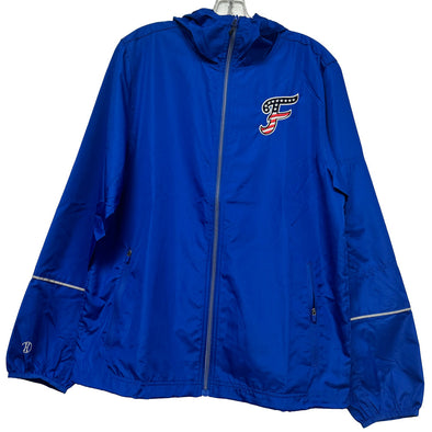 FredNats Royal Blue Rain Jacket