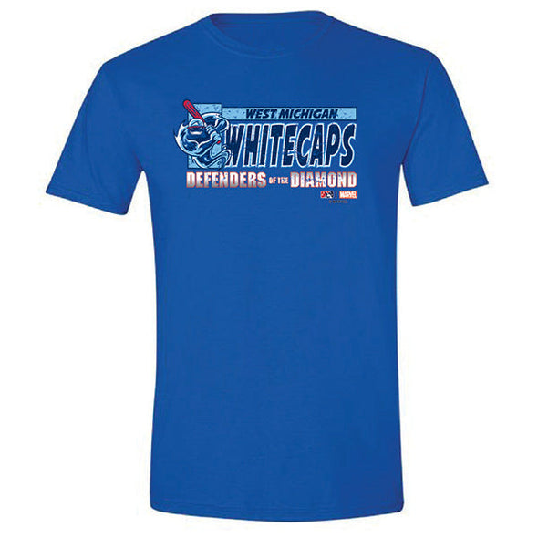 West Michigan Whitecaps Marvel’s Defenders of the Diamond Youth Tee