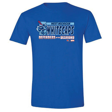 West Michigan Whitecaps Marvel’s Defenders of the Diamond Tee